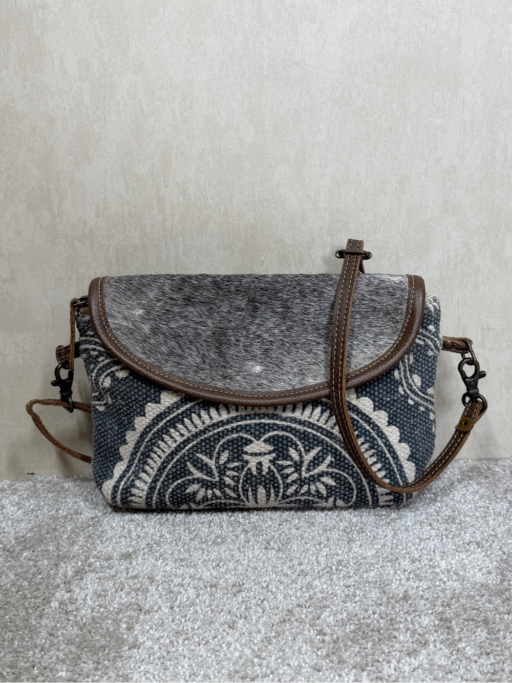 Myra Bag Women’s Ancient Arch Small Crossbody Bag Canvas Southwestern Boho
